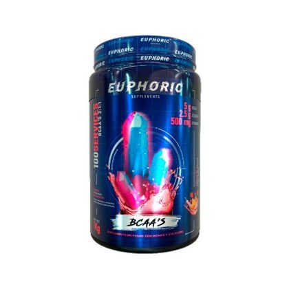 EUPHORIC, BCAAS, AMINOS, 100 SERVIVIOS